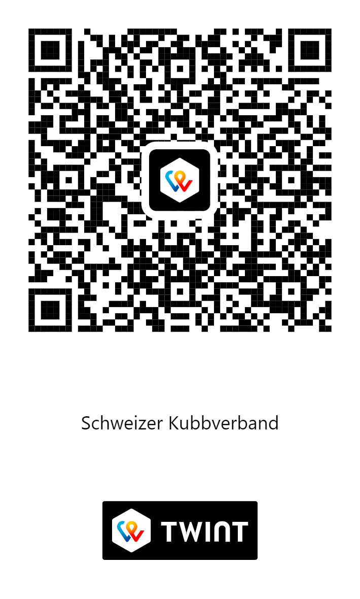 Twint QR code Schweizer Kubbverband